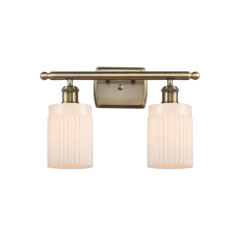 Éclairage pour meuble-lavabo à intensité variable Winsted, Blanc mat, DEL, 2 lumières