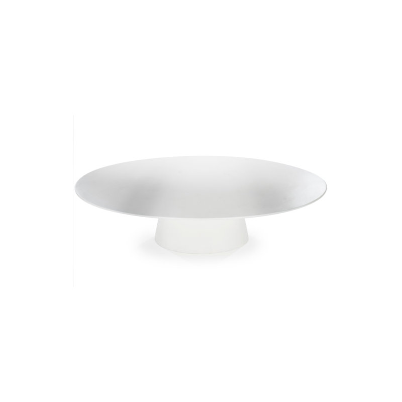 Oval Dining Table, 30" H x 99" L x 43" W