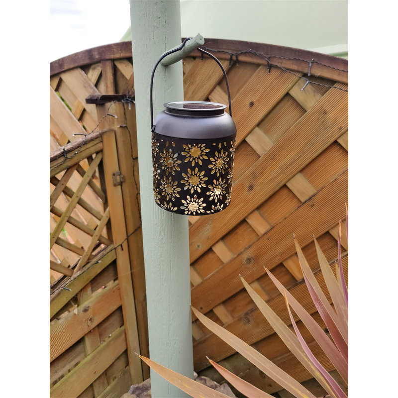 Cristache 13.5cm Solar Powered Integrated LED Outdoor Lantern