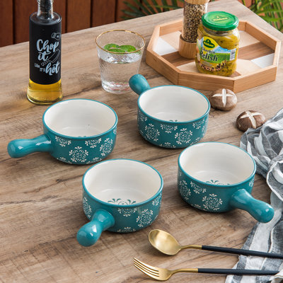 wisenvoy Round Stoneware 4 Piece Baker Set