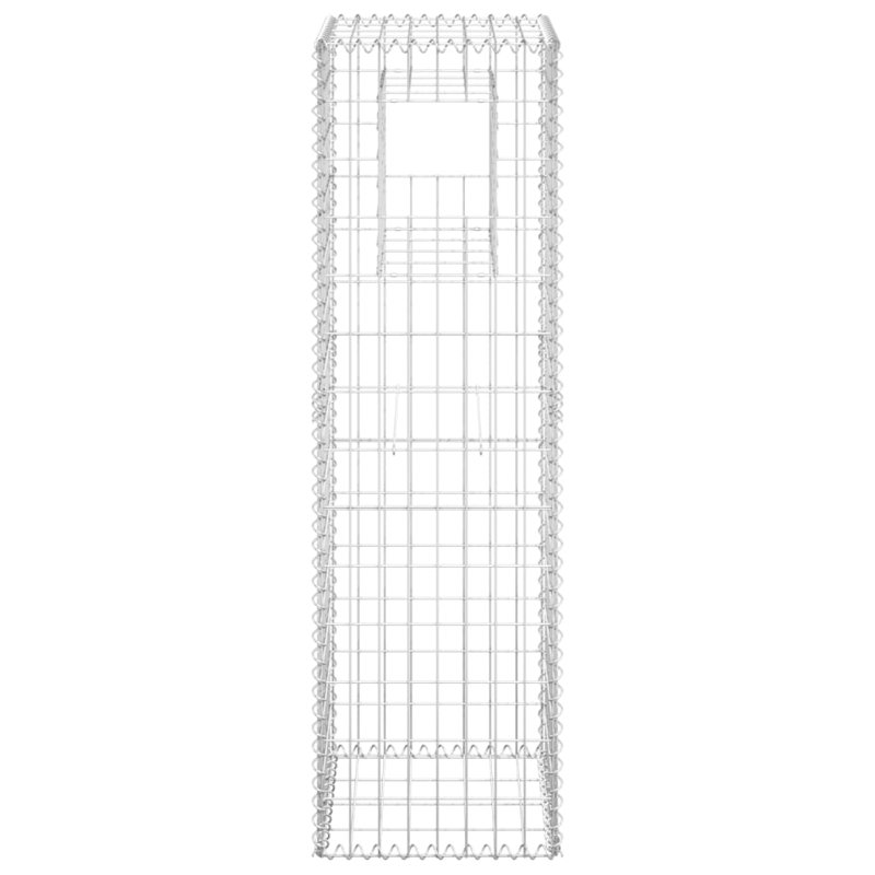 Aaryn Silver Metal Wire/Mesh Fence, 140cm H x 40cm W x 40cm D