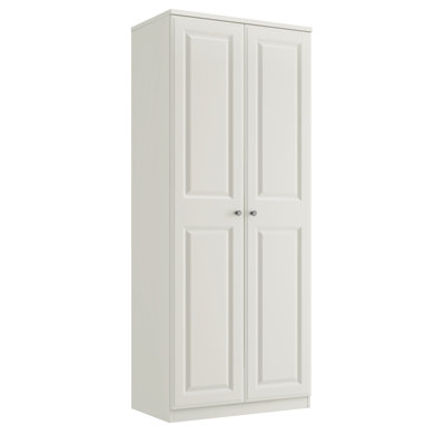 Newberry 2 Door Manufactured Wood Wardrobe