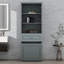 Armoire avec panier à linge inclinable-113930451
