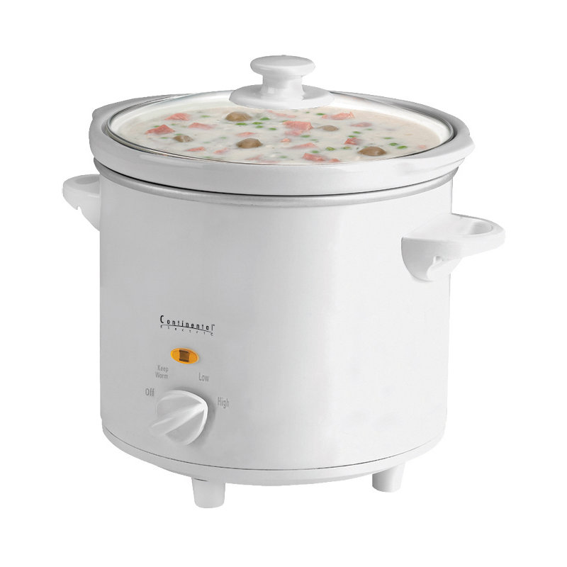 4-Quart Round Slow Cooker