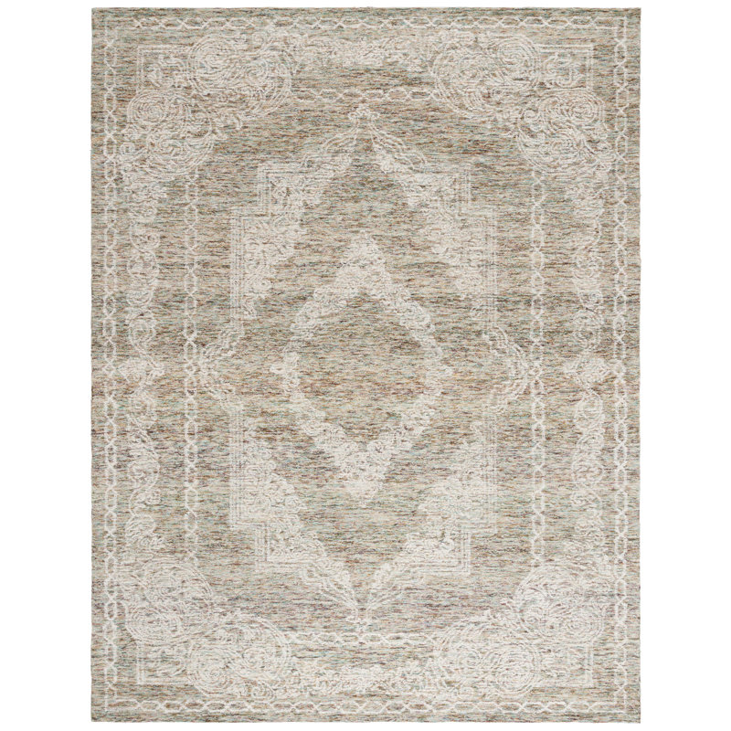 Metro Hand Tufted Wool Pile Oriental Rug, Rectangle 8' x 10'