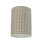 Abat-jour tambour en tissu texturé H 11 po (araignée) brun