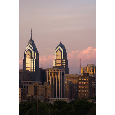 Allphin Philadelphia Skyscrapers - Wrapped Canvas Print