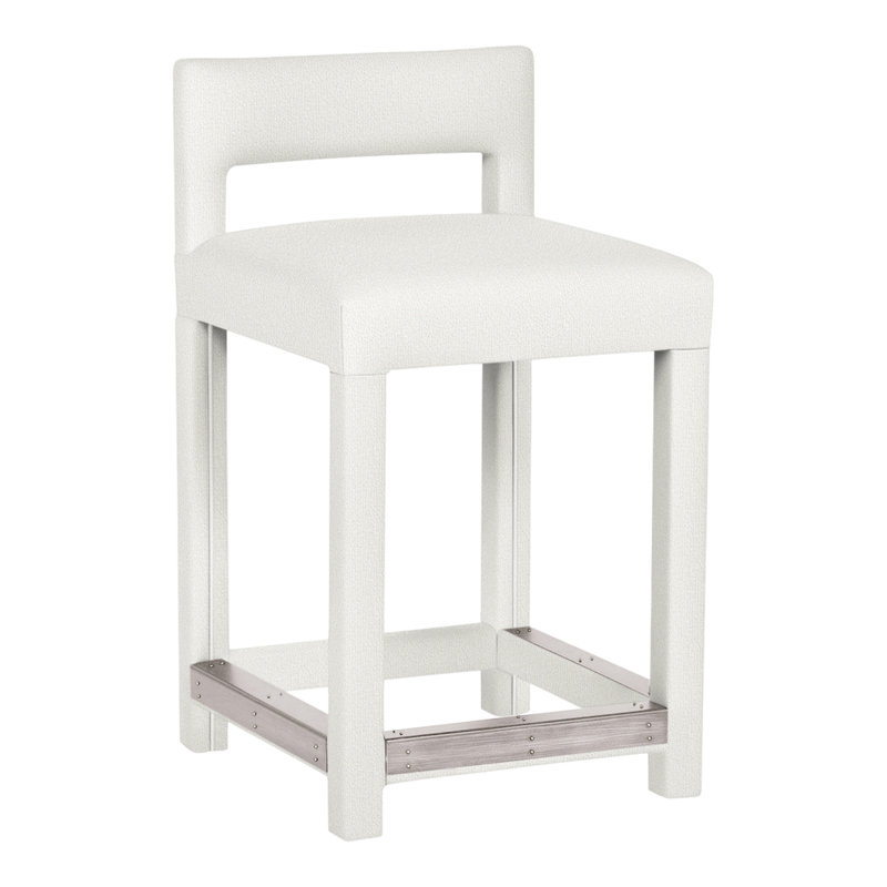 Thom Filicia 25.5'' Counter Stool, Dove Gray, Tommy Snow
