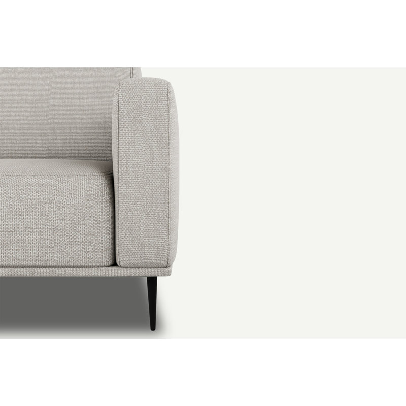 Daglas Modern Sofa, 3, Beige, 77cm H x 180cm W x 90cm D
