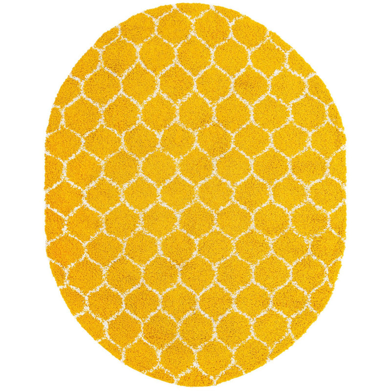 Deone Geometric Indoor Rug, Oval 7'10" x 10'