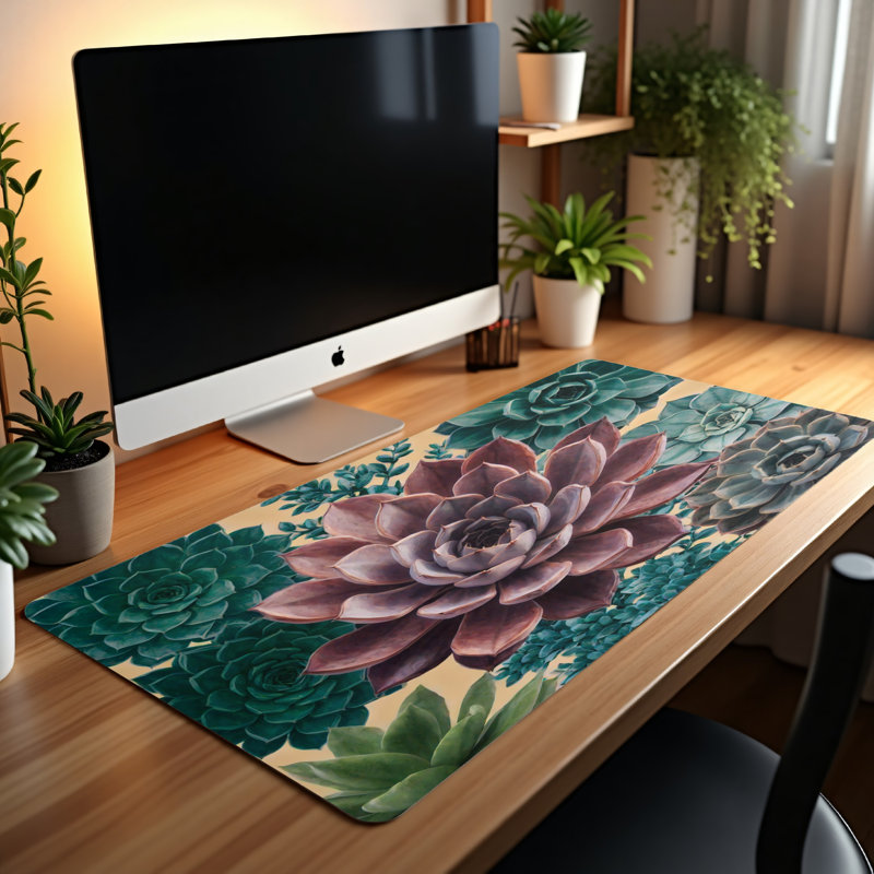 Polyester Desk Pad, 14.4x12.1