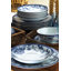 Trappe Piece Porcelain China Dinnerware Set - Service for 6