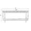 Console en marbre véritable 65 po Aberdale