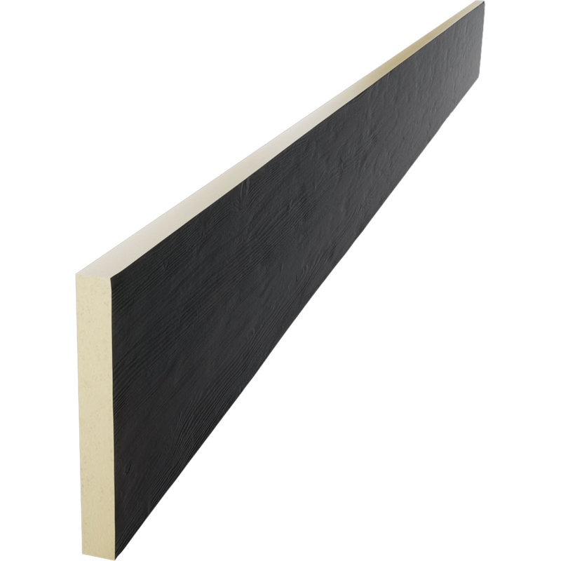Planche de poutre en faux bois Endurathane, Sangria, H 8 po x l 72 po x P 1 po