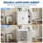 Shoe Storage Cabinet with 6 Adjustable Shelves & 2 Drawers, Freestanding Entryway Cabinet for Entryway