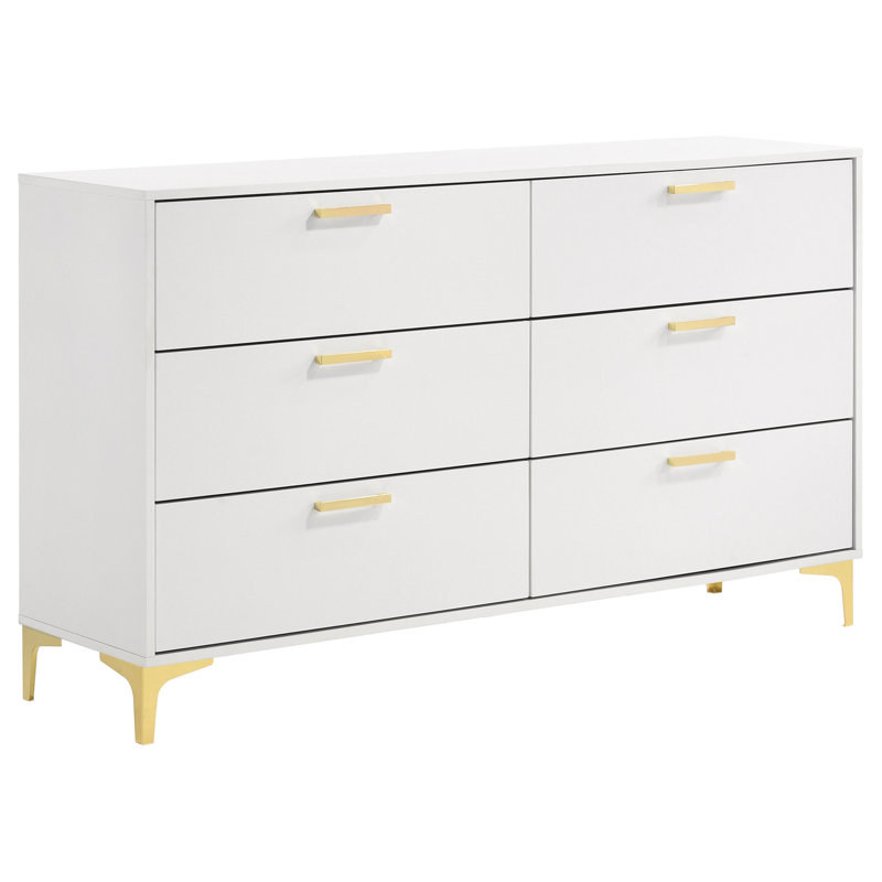 Commode rectangulaire à 6 tiroirs