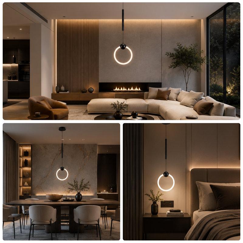 1 - Light LED Single Pendant