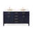 Debraca 60'' Double Bathroom Vanity with White Quartz Top-1165681843