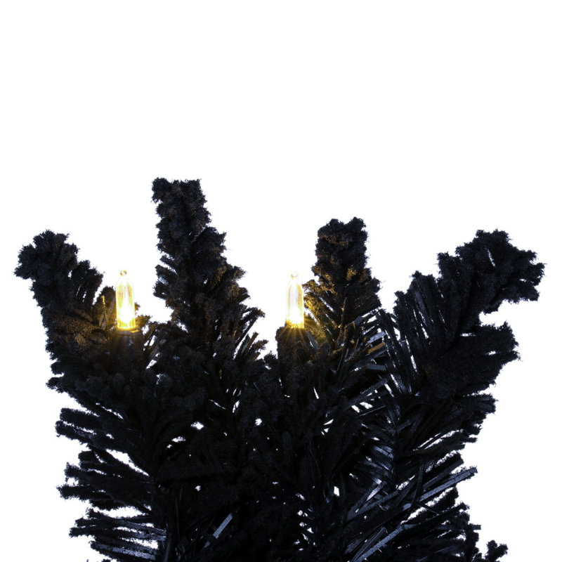 Couronne de sapin floconnée pré-éclairée Dura-Lit, H 24 po x l 24 po