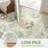 Bloom Floral Green/Beige Non-Slip Machine-Washable Area Rug-885741247-885741244
