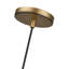 Mini-luminaire suspendu feuille d'or antique 1 lumière Weavington-2143774119-2143774118