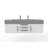 Nile 60" Wall-Mounted Single Bathroom Vanity Set-82347396-82347394-82347518