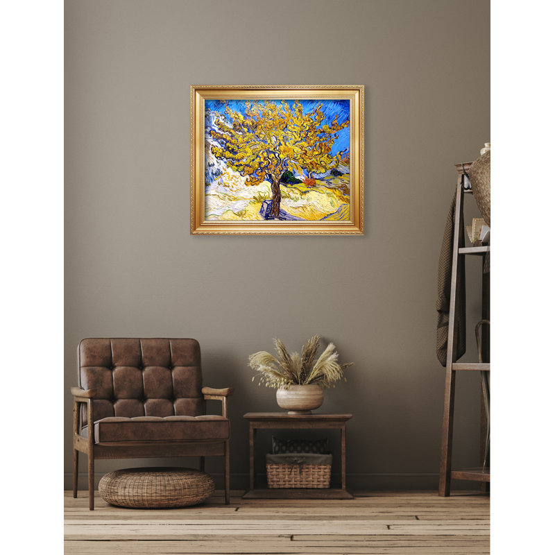 «The Mulberry Tree» par Vincent Van Gogh, reproduction d'art par Vincent Van Gogh - reproduction sur toile, H 24 po x l 20 po