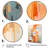 Orange Beige Shattered Realities - Cubism Wall Art-1934684008-1934684015