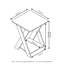 Artesian Cross Legs End Table-51154558