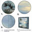 «Tranquility Beach Windows Horizon IV - Coastal Windows», art mural-1444969697-1444969694