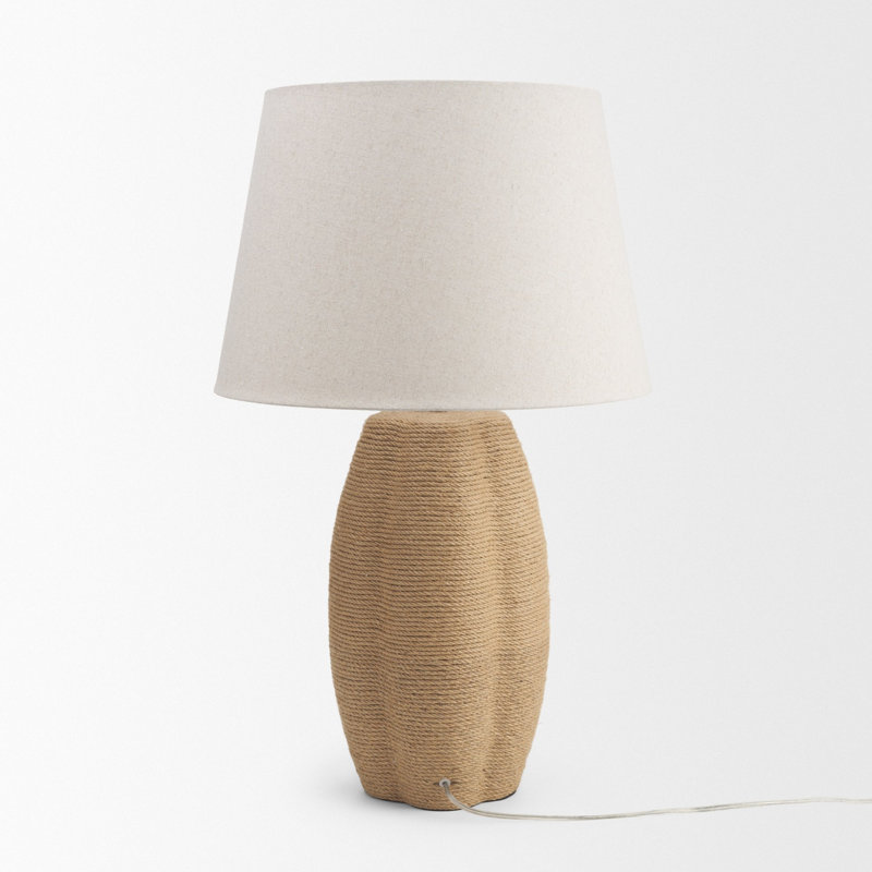 Diane Natural Abaca Rope Table Lamp