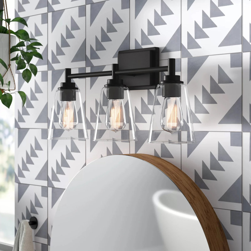 Kromer 3 - Light Dimmable Vanity Light, Matte Black