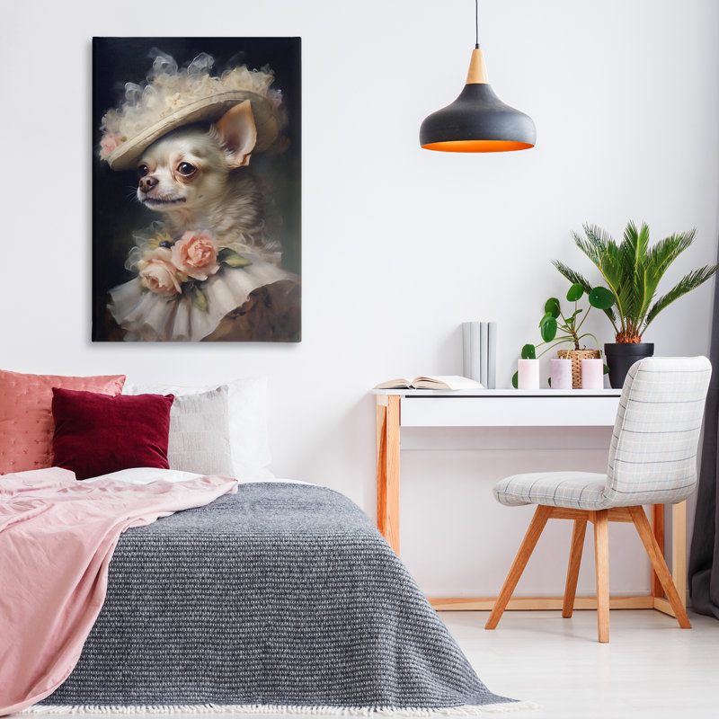 Toile de chihuahua classique, design par Wumples, H 45 po x l 30 po
