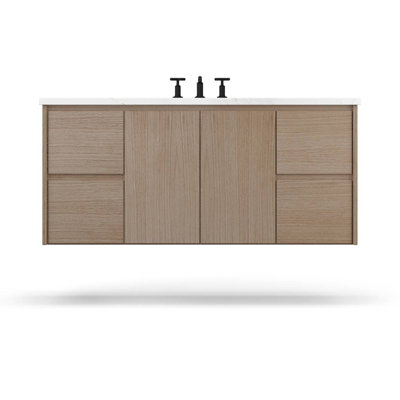 Gilded Single Extra Wide Bath Floating Vanity