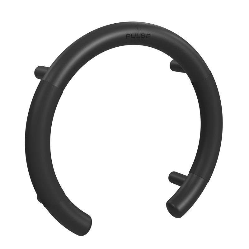 Ergo ValveBar ergonomique Soft Grip 32 mm de diamètre, conforme à l'ADA, capacité de poids de 300 lb, Noir mat