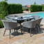 Sladkowski Outdoor Fabric 6 Seat Oval Dining Set-1419896759