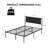 Upholstered Linen Blend Bed-70325857