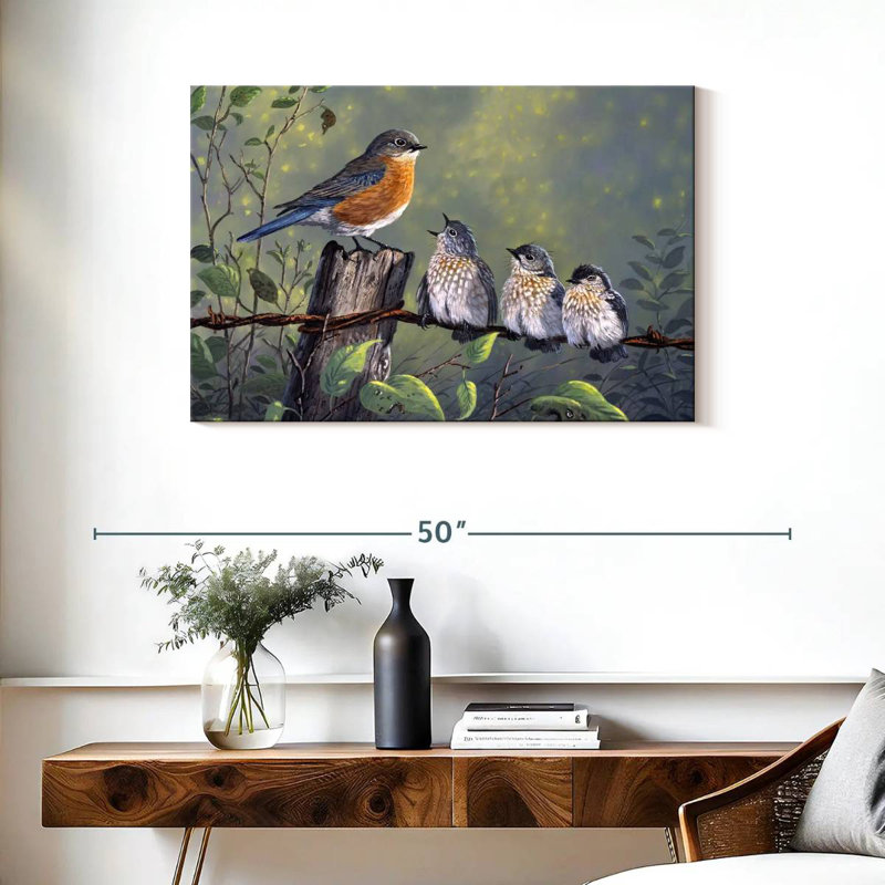Brampt The Blue Crew, 24" H x 36" W