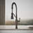 Kohler Tournant Single Handle Semi-Professional Pre-Rinse Kitchen Faucet with Three-Function Pull Down Sprayer-84916040