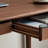 Solid Wood Desk with Smooth Wood Rails-520585221