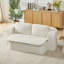 74.8''Modern Convertible Folding Compression Sleeper Sofa Bed-618266248