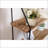 2-Tier Rustic Natural Wood Floating Shelf, Wall Mounted Storage with Metal Brackets | Natural Wood | Metal &amp; Wood
