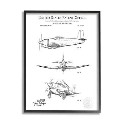 Schéma d'avion complexe, estampe numérique de Karl Hronek