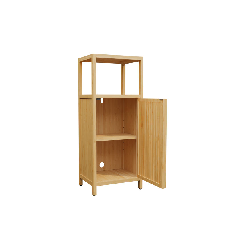 Casier à porte simple à grande capacité de 41 pouces multi-scène avec une tablette