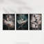 Ballet Dancers Graceful Ballerinas Dancing Poses 3 Piece Wall Art-1212075678