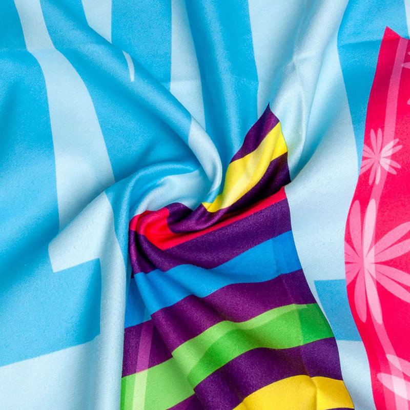 Serviette de plage en microfibre Aanshi