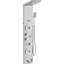 Shower Panel System, 6 Shower Modes, LED & Display Shower Panel Tower, Rainfall, Waterfall, 4 Body Massage Jets, Tub Spout, Handheld Shower Head 59" Hose, Stainless Steel Wall-Mounted Shower Set