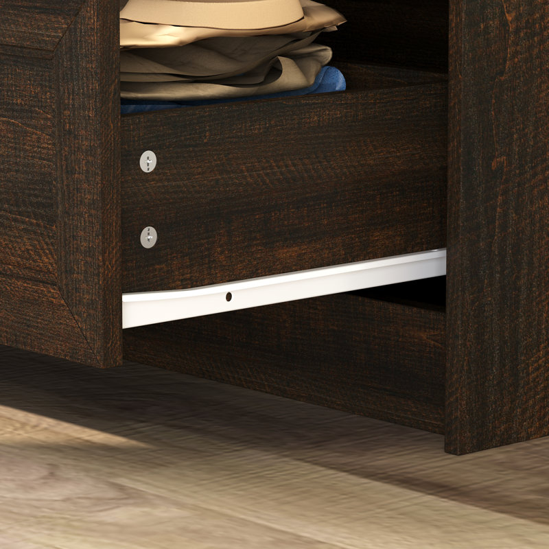 5-Drawer Dresser With Elegent Design, Brown