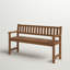 Glyndon Solid Wood Acacia Outdoor Bench