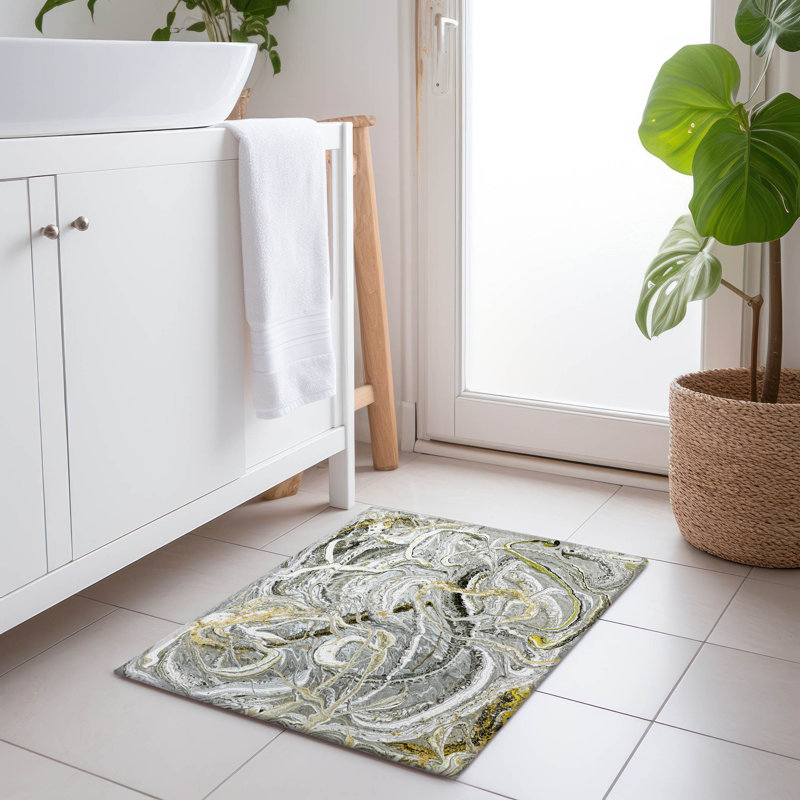 Premium Machine Washable Chananya Cyclone Rug, Rectangle 1'8" x 2'6"